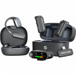 Mikrofon Hollyland LARK MAX 2 Ultimate Combo with OWS monitor headset + Camera RX + USB-C RX microphone system | 6701 ULTIMATE COMBO | 6976068117964