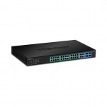 TRENDnet TPE-5028WS gemanaged Gigabit Ethernet (10/100/1000), Energie ber Ethernet (PoE), 1U | TPE-5028WS | 0710931161182