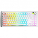 Klawiatura Glorious Glorious GMMK 3 75 % Custom Gaming-Tastatur - Pre-Built, ANSI (US), Fox es, wei&szlig; | GLO-KB-GMMK3-75-PB-FOX-W-WHT-US | 840408300261