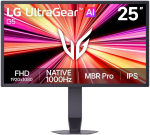 LG UltraGear 25G590B-B - 1000Hz Native 1100Hz OC | Full HD | IPS | 24.5" | 1ms (GTG) | 25G590B-B.AEU | 8806096933725