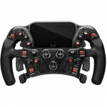 Asetek SimSports Invicta Formula Lenkrad, 4,3-Zoll-LCD, USB-C - Red on Black Edition | 40-032-12444321 | 1230000173056