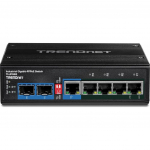 TRENDnet TI-UPG62 6-Port Gigabit  Ultra PoE DIN-Rail Industrial | TI-UPG62 | 0710931160611