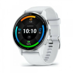 Garmin Venu&reg; 3 Stone White/Silver with quick-change silicone strap | 010-02784-00 | 0753759314736