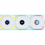 Wentylator Lian Li UNI FAN SL Wireless LCD 120 Reverse Blade 3-pack biały (12RSLLCD1W3W) | 12RSLLCD1W3W | 4718466016843