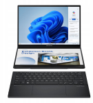 ASUS Zenbook Duo UX8406CA-QL121W Ultra 7 255H 2x14.0" OLED FHD Touch 60Hz 400 nits 32GB LPDDR5X 1TB SSD Glossy Intel Arc Graphics WLAN+BT 1080p camera 75Wh Win11 Inkwell Grey | UX8406CA-QL121W | 4711636433594