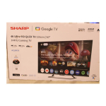 Sharp 50HR7265E 50" QLED 4K UHD 144Hz Smart TV, Google TV, Black | 50HR7265ESO | 2000001403846