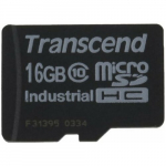 CARD TRANSCEND 16GB Micro SDHC Card Class 10 Industrial | TS16GUSDC10I | 0760557831570