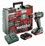 METABO.SCREWDRIVER BS 18 L 60/26Nm 2x2.0Ah + 74 ACC CASE | 614051710 | 4061792252219