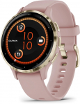 Garmin Venu&reg; 3S Dust Rose/Soft Gold with Quick-Change Silicone Band | 010-02785-03 | 753759314804