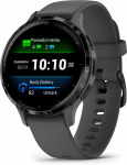 Garmin Venu 3S  pebble grey/slate grey | 010-02785-00 | 0753759314774