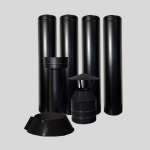 38 / 5 000 Korstna komplekt kuplile 10m BLACK