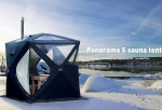 Mobiilne saun SAUNACUBE S PANORAMA ahjuga