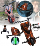 KOLMERATTALINE ELEKTRIROLLER LED-EKRAANI JA BLUETOOTHIGIGA LASTELE JA NOORTELE KOLMERATTALINE ELEKTRIROLLER LED-EKRAANI JA BLUETOOTHIGIGA LASTELE JA NOORTELE