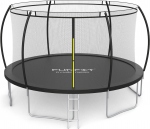 Batuut 16ft (490cm) must, sisemise v&otilde;rguga