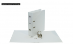 Registraator College A4 7cm PP/PP valge