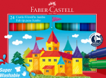 Viltpliiatsid Faber-Castell Jumbo 24-v&auml;rvi