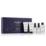 Komplekt Balmain Professionnel: Niisutav, Juukse&scaron;ampoon, Niisutamiseks, 50 ml + Niisutav, Juuksepalsam, Niisutamiseks, 50 ml + Balmain Professionnel, Soolasprei, Definitsiooni ja tekstuuri saavutamiseks, Kerge fikseerimine, 50 ml + Argaania&otilde;li niisut ...