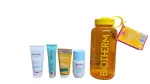 Komplekt Biotherm: Lait Corporel, kuivusevastane, ihupiim, 50 ml + Deo Pure, 72h kaitse, deodorantrull, naistele, 75 ml + Waterlover, vananemisvastane, p&auml;ikesekaitsekreem, n&auml;ole, SPF 50+, 50 ml + Aquasource Hyalu Plump, niisutav, igap&auml;evaseks, geelkr ...