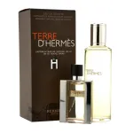 Komplekt Hermes: Terre d'Hermes, tualettvesi, meestele, t&auml;idis, 125 ml + Terre d'Hermes, tualettvesi, meestele, t&auml;idetav, 30 ml