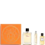 Komplekt Hermes: Terre d'Hermes, tualettvesi, meestele, 100 ml + Terre d'Hermes, tualettvesi, meestele, 15 ml + Terre d'Hermes, du&scaron;igeel, k&otilde;igile nahat&uuml;&uuml;pidele, 40 ml