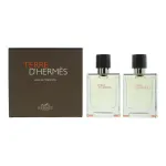 Komplekt Duo, Hermes, Terre d'Hermes, tualettvesi, meestele, 2 tk, 50 ml