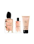 Komplekt Giorgio Armani: Si Intense, niisutav, kehakreem, 50 ml + Si Intense, parf&uuml;&uuml;mvesi, naistele, 15 ml + Si Intense, parf&uuml;&uuml;mvesi, naistele, 100 ml