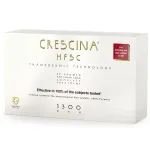 Labo Cosprophar Suisse, Crescina, transdermaalne HFSC 1300, kasvu stimuleerimiseks, ampullid, raviseerum, peanahale, meestele, 10 +10 tk, 3,5 ml