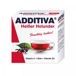 ADDITIVA Heiser Holunder Elderberry C-vitamiin + tsink + vitamiin D3 kuum jook N10