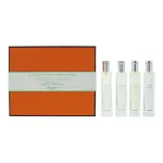 Komplekt Hermes: Un Jardin Sur Le Nil, Eau De Toilette, Unisex, 15 ml + Un Jardin Sur Le Toit, Eau De Toilette, Unisex, 15 ml + Un Jardin Sur La Lagune, Eau De Toilette, Unisex, 15 ml + Le Jardin de Monsieur Li, Eau De Toilette, 1 ml