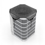 VEVOR Universaalne V&auml;likliimaseadme Kate 910x910 mm, Rebenemiskindel V&otilde;rkkate, Ilmastikukaitse, Lihtne Paigaldus, Must