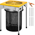 VEVOR 45,7 cm elektriline 3-kiiruseline h&uuml;droponiline lehtede ja pungade trimmer 6 teraga, roostevaba teras