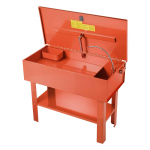 VEVOR 151L detailipesur, 65L lahusti, 3L/min elektripump, vastupidav teraskapp auto detailide puhastamiseks