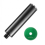 VEVOR 108 mm teemantpuur koos saekettaga, 356 mm s&uuml;gavus, m&auml;rgpuurimine, M32-7 keere, betoonile ja tellisele