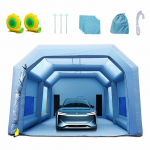 VEVOR 10x6x4 m t&auml;ispuhutav autov&auml;rvimis telk filtris&uuml;steemi ja 2 puhuriga, Oxfordi kangas ja PVC