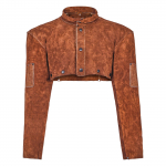 VEVOR leegikindel lehmanahast keevitus&otilde;lgkate, kuumakindel t&ouml;&ouml;riietus taskutega, suurus M