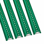 VEVOR 243 cm U-kujuline sildipostide komplekt, 4 tk, tugevad terasest aiapostid eelpuuritud aukudega aeda, talusse, liiklusalale