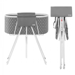 VEVOR Kokkuvolditav T&otilde;stetud Lemmiklooma Vann Hall &ndash; Kaasaskantav Pesemisjaam V&auml;ikestele ja Keskmise Suurusega Koertele ning Kassidele