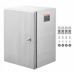 VEVOR 304 roostevabast terasest elektrikaruum 50.8x40.6x20.3 cm, IP66 veekindel seinakinnituskarp lukuga ja kinnitusplaadiga