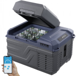 VEVOR 12L kaasaskantav auto k&uuml;lmik-s&uuml;gavk&uuml;lmik, -20&deg;C kuni 20&deg;C, 12/24V DC ja 100&ndash;240V AC, Bluetooth, matkamiseks, haagissuvilale