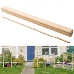 VEVOR Puidust aiavaiad 25 tk 17.5&times;12.7&times;1219 mm, kuusepuit, terava otsaga, taimede toestuseks, piirdeaedade ja t&auml;histuse jaoks