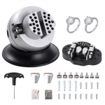 VEVOR 7,6 cm graveerimiskuulpingiga alus 360&deg; p&ouml;&ouml;rlemisega, 30 tarvikut, t&auml;ppist&ouml;&ouml;riist ehete ja kivisilu jaoks