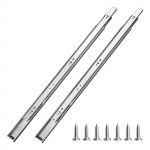 VEVOR 60cm sahtliliugurid, 10 paari, t&auml;isv&auml;ljat&otilde;mmatavad kuullaagritel siinid, 45kg kandev&otilde;ime, k&uuml;lgkinnitusega kappidele