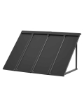 VEVOR Metallist Varikatus 112x61cm Aknale ja Uksele &ndash; Kolmnurkraam, Kaitse P&auml;ikese, Vihma ja Lume Eest