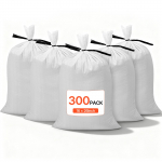 VEVOR 300 T&uuml;hja Liivakotti 40x66 cm, Tugevad UV-Kindlad Kootud Pol&uuml;prop&uuml;leenist &Uuml;leujutust&otilde;kked Kotid N&ouml;&ouml;riga, 22,6 kg Mahutavus