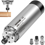 VEVOR 1.5KW 220V &Otilde;hkjahutusega CNC spindlimootor &phi;65x205mm, 24000 p/min graveerimis- ja freesmasinatele
