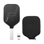 VEVOR Professionaalne pickleball reket, T700 s&uuml;sinikkiud, 16mm k&auml;rgstruktuur, libisemiskindel k&auml;epide, 418x190mm, 222.8g, must