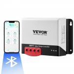 VEVOR 50A MPPT p&auml;ikeselaadija kontroller 12V/24V, Bluetooth, 98% t&otilde;husus, AGM, geel-, vedel- ja liitiumakudele