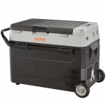 VEVOR 53L Kahe tsooniga kaasaskantav auto k&uuml;lmik-s&uuml;gavk&uuml;lmik kompressoriga, kiire jahutus, vaikne, kasutamiseks autos ja kodus