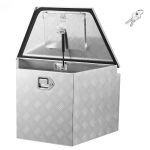 VEVOR alumiiniumist haagise veokonksu t&ouml;&ouml;riistakast 737x410x457 mm, lukustatav ilmastikukindel panipaik pikapile, matkaautole, maasturile, h&otilde;bedane