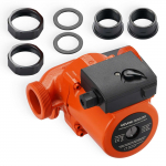 VEVOR LPS32-8S/180 malmist tsirkulatsioonipump 3/8 HP, 220&ndash;240 V, 110 l/min, 2" keermega, 3 kiirust, vaikne k&uuml;ttevee pump